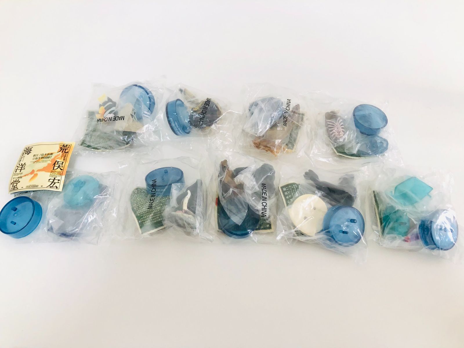 9種 海洋堂 新江ノ島水族館 立体生物図録2 フィギュア 荒俣宏