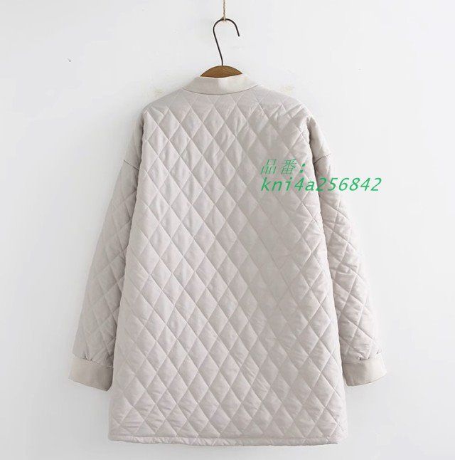 キルティングコート アウター レディース 大きいサイズ MA-1風 ジャンパー カジュアル 上着 ブルゾン 4L 6L ミドル丈コート 5L 秋冬 kni4a256842