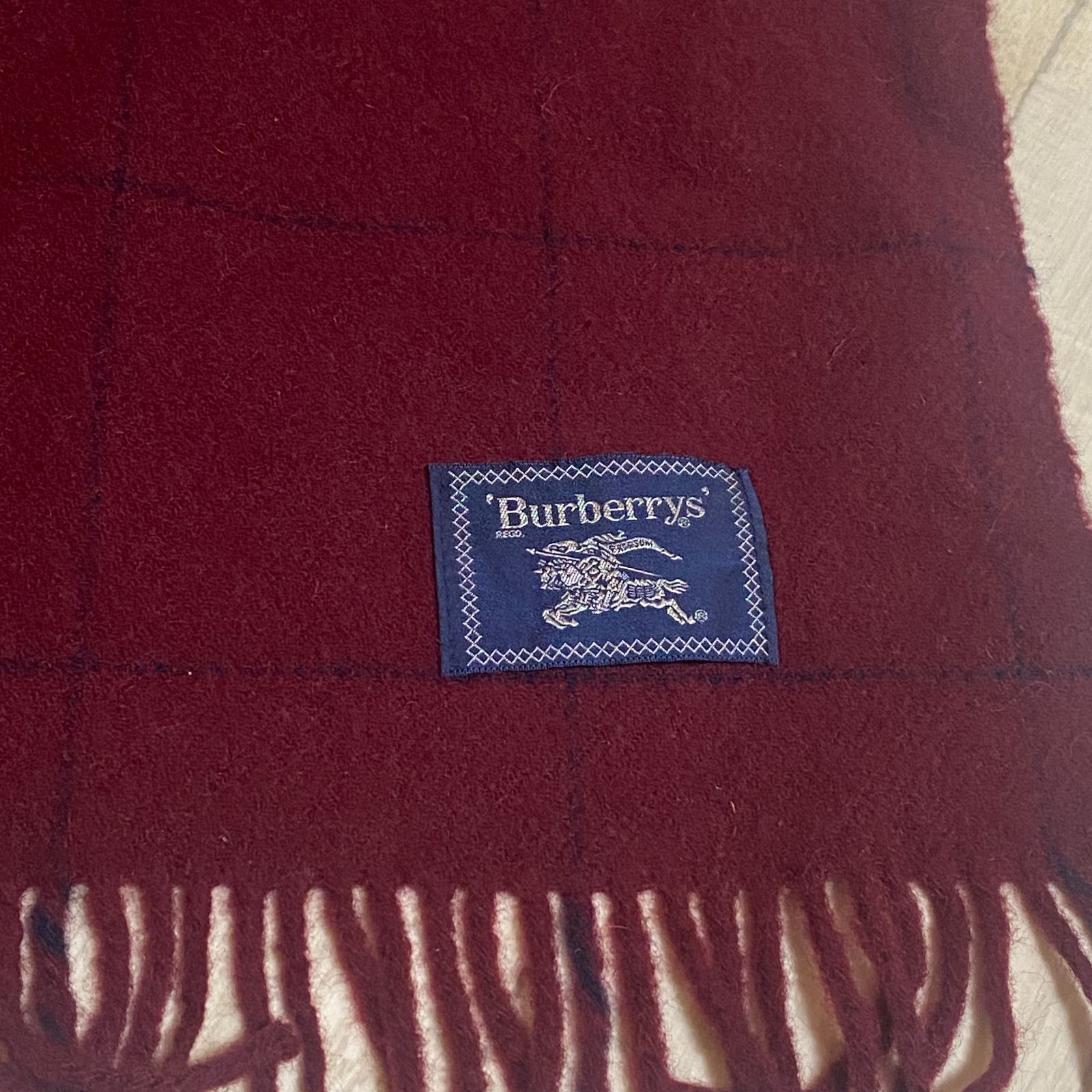Burberrys レア！バーバリー ブランケット マフラー - メルカリ