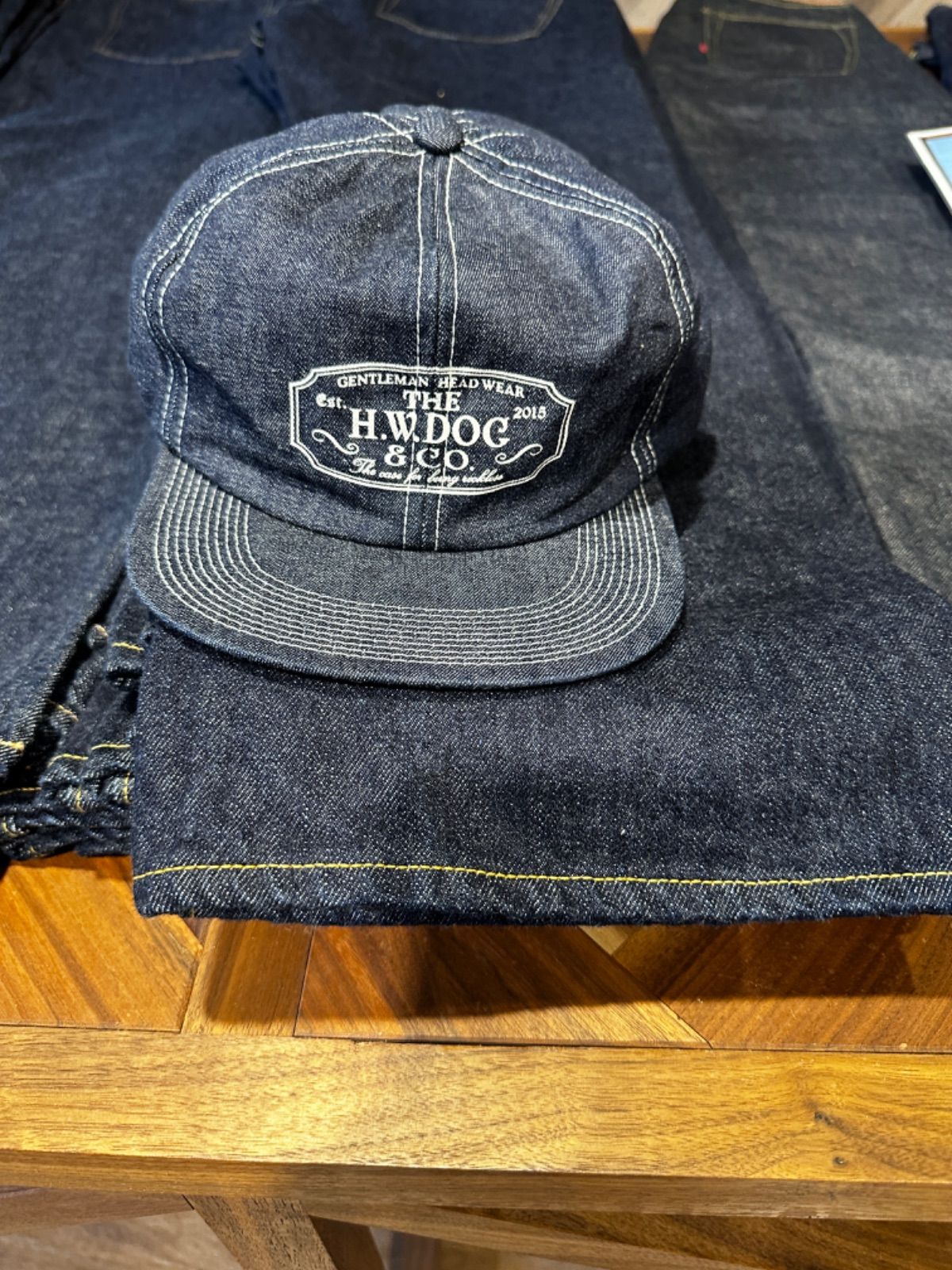 THE HW DOG TRUCKER CAP トラッカーキャップdenim デニム