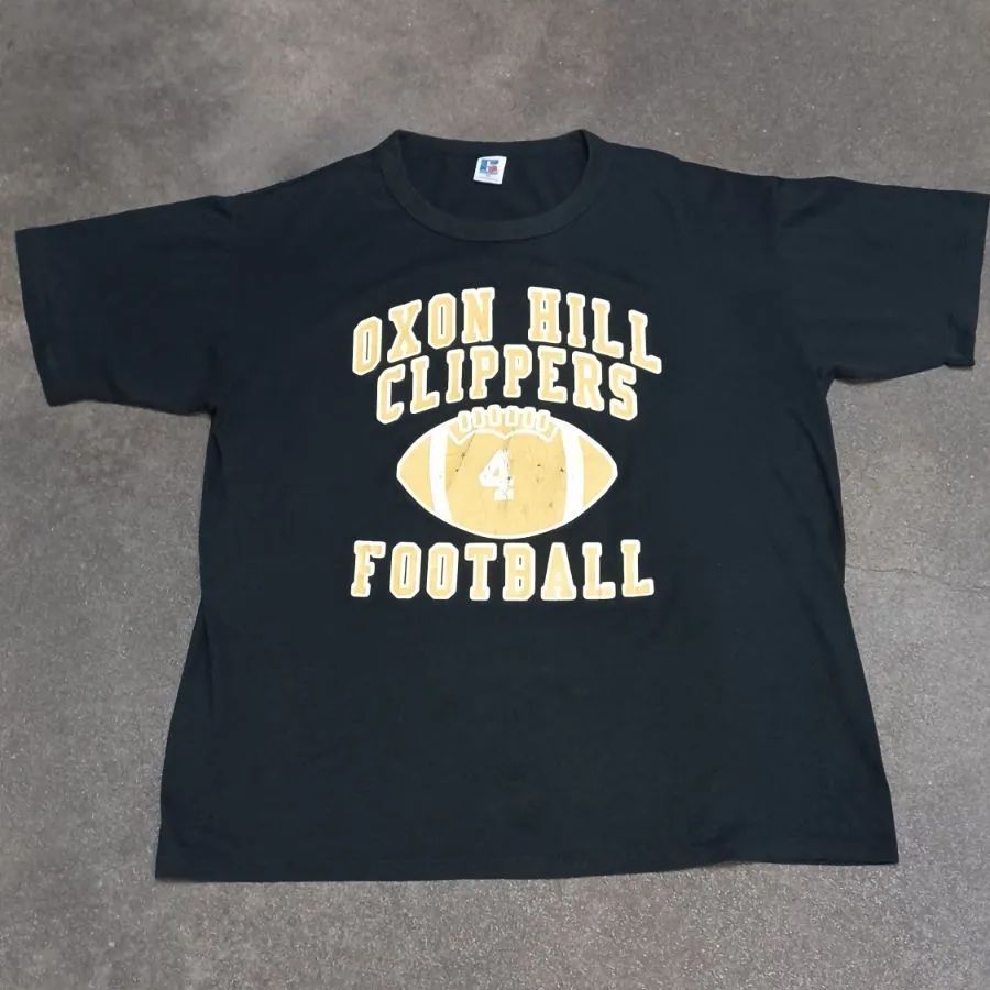 【VINTAGE】90`sRUSSELL ATHLETIC  OXON HILL CLIPPERS FOOTBALL T-Shirts