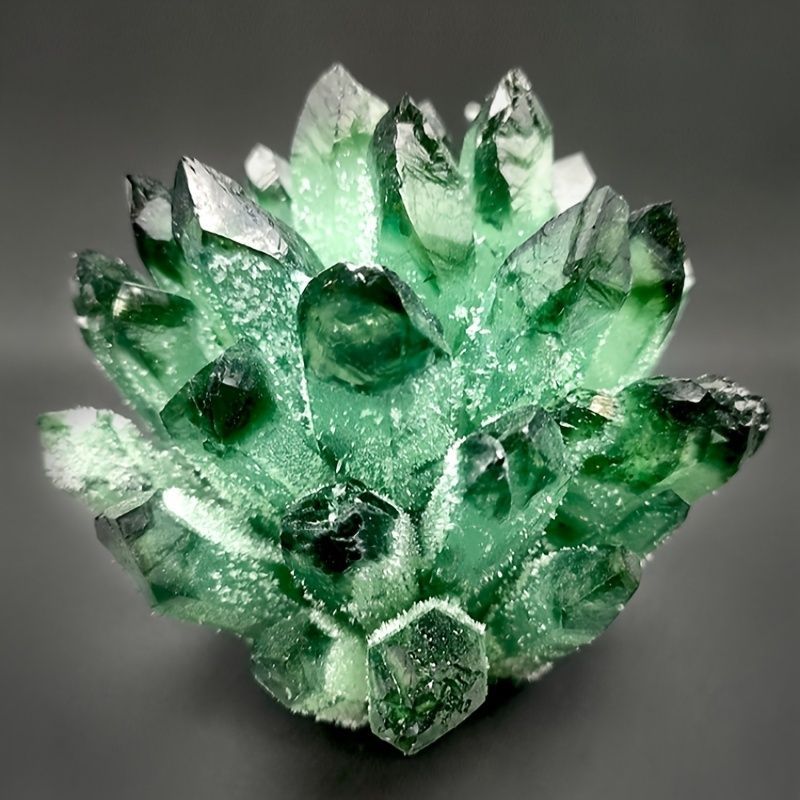 水晶 クリスタル 原石 クラスター クォーツ : 天然石 天然水晶 319g 1
