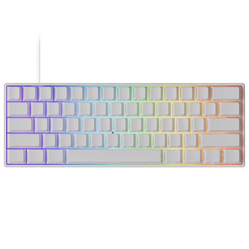 MonsGeek モンスギーク FUN60 Pro SP 有線モデル HEセンサー 0.01mm ラピッドトリガー対応 磁気スイッチ Akko Glare Magnetic Switch 英語配列 テンキーレス サイドプリント 有 0