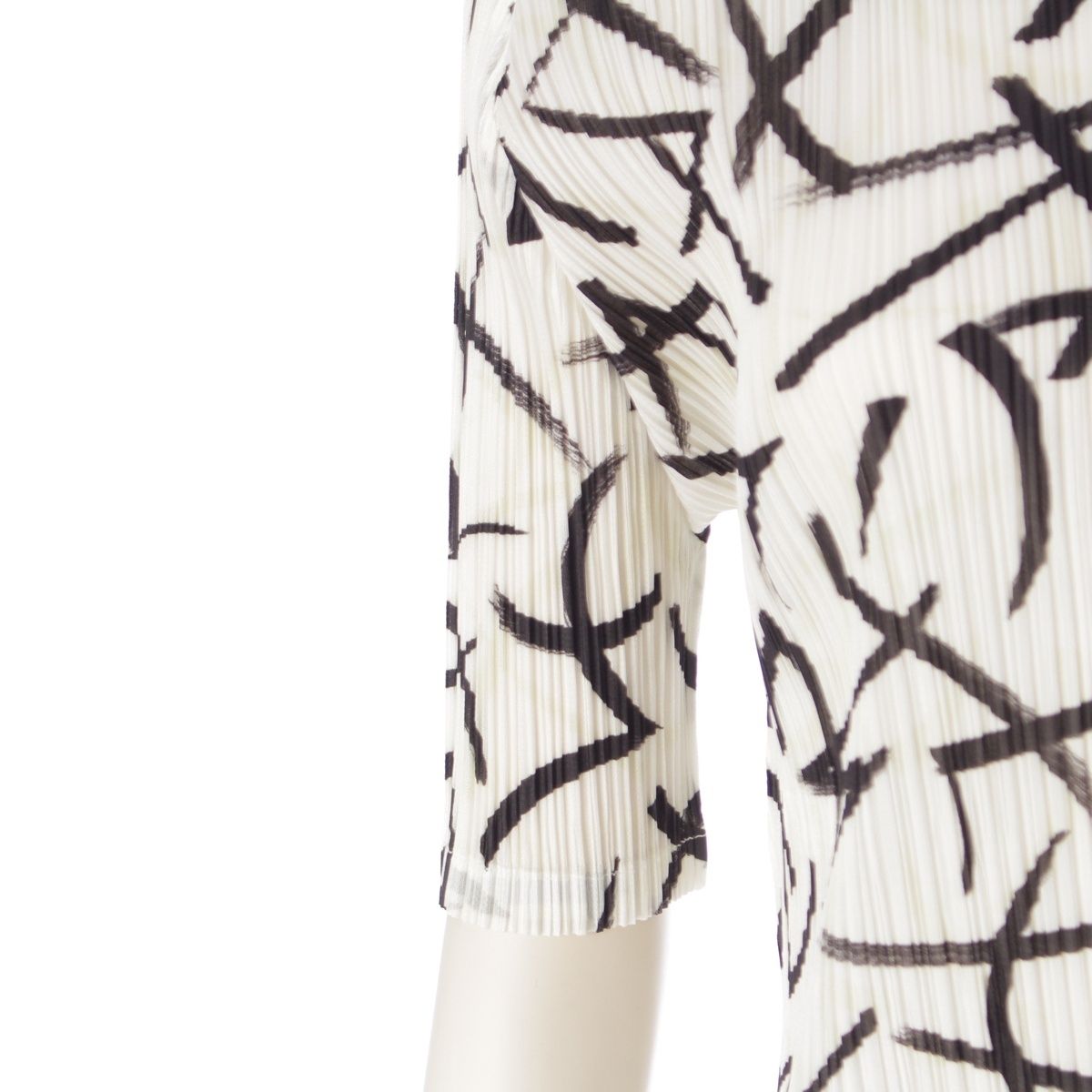 プリーツプリーズ イッセイミヤケ 2019 総柄 サイドスリット  
