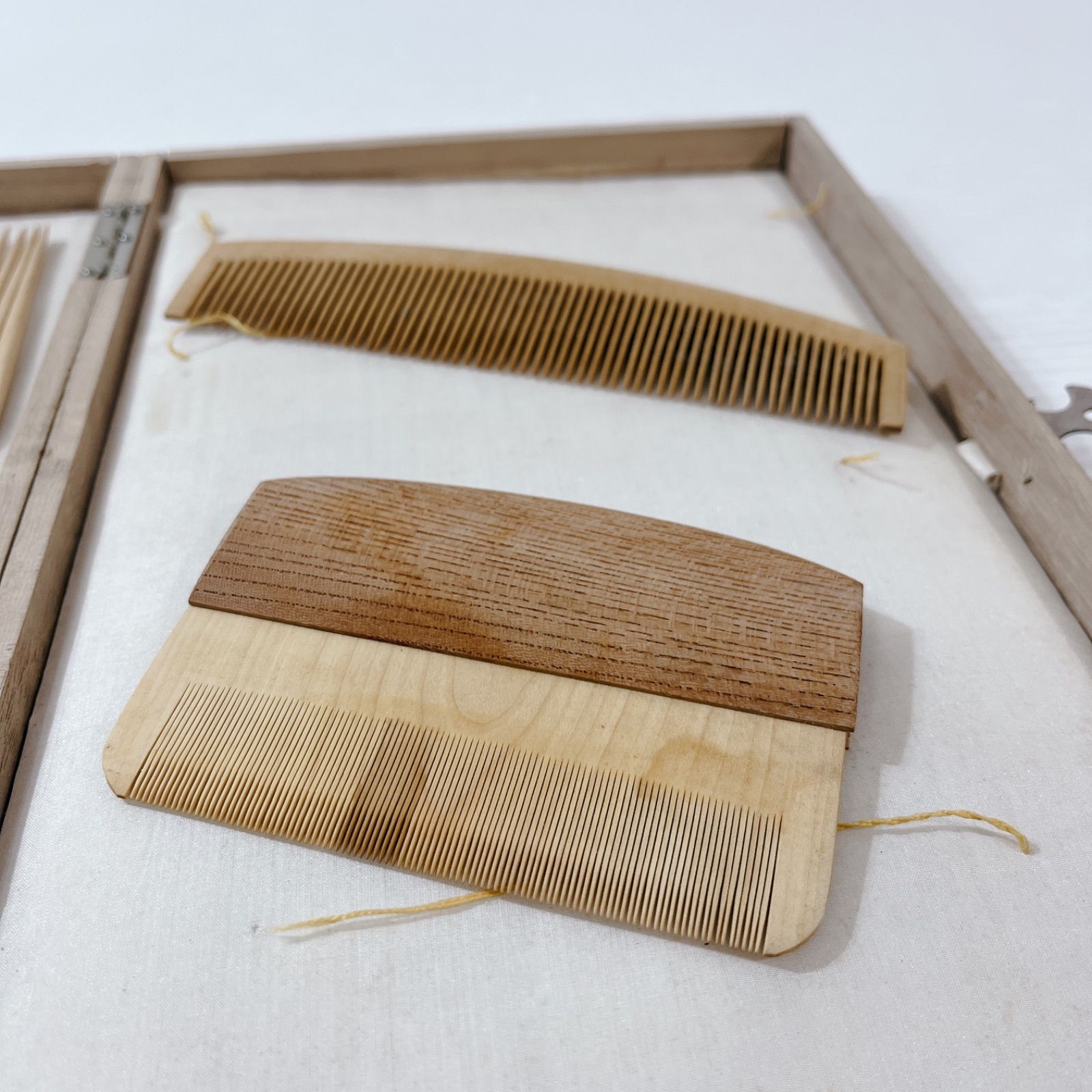 激レア アンティーク 三越つげ櫛 日本髪 柘植 本つげ