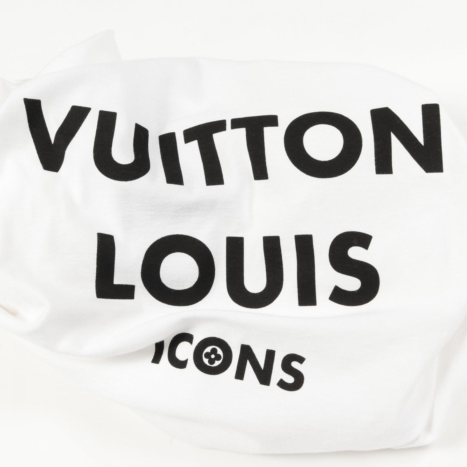LOUIS VUITTON カットソー 反転ロゴプリント チェーンディテール LOUIS VUITTON ルイ・ヴィトン 反転ロゴプリント チェーン