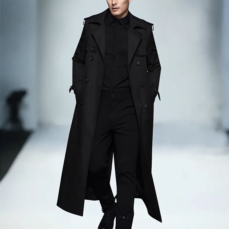 収納便利 SNS話題 ゆったり ダブルコート 紳士服 メンズ 大きいサイズ