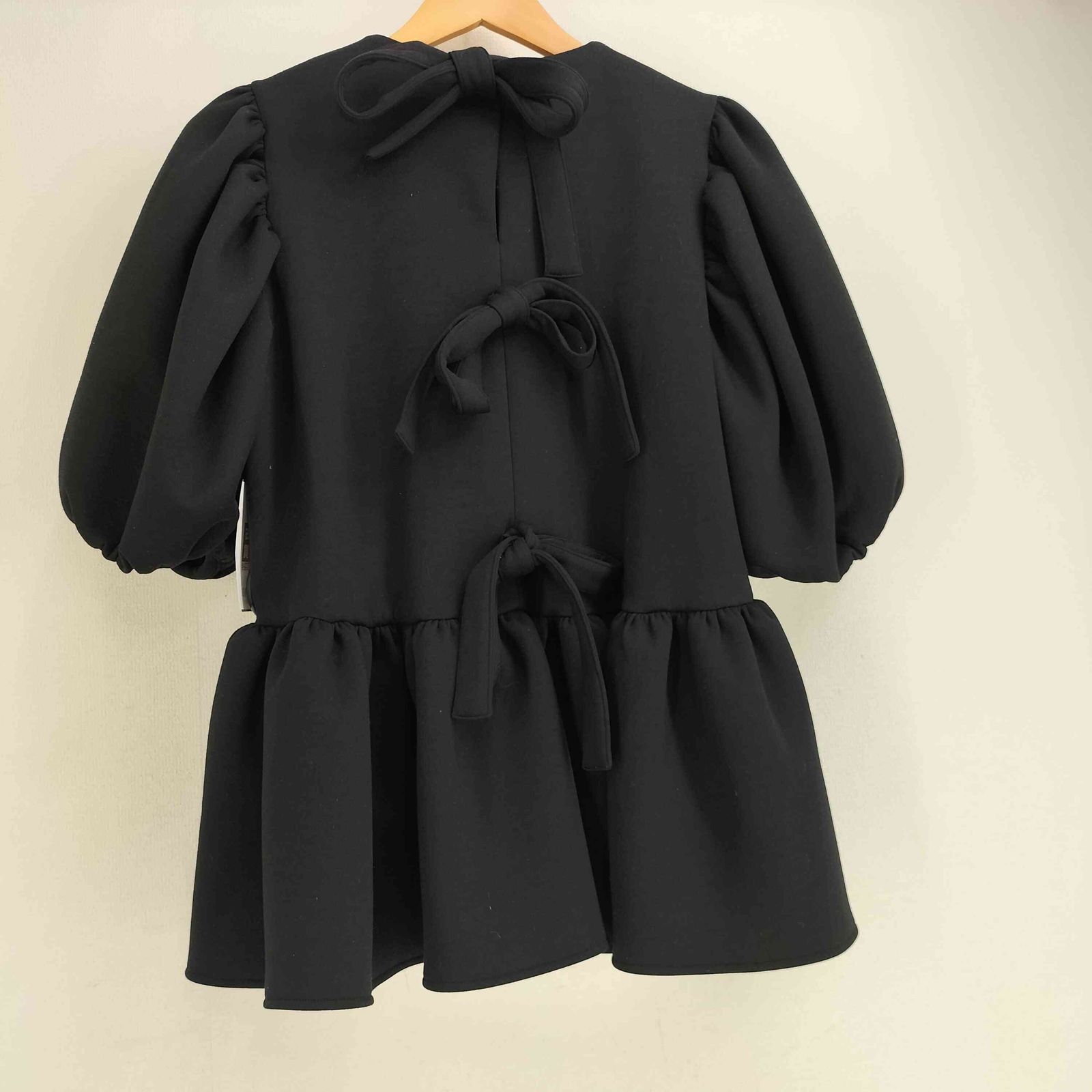 Tsuru by Mariko Oikawa パフスリーブペプラムトップス