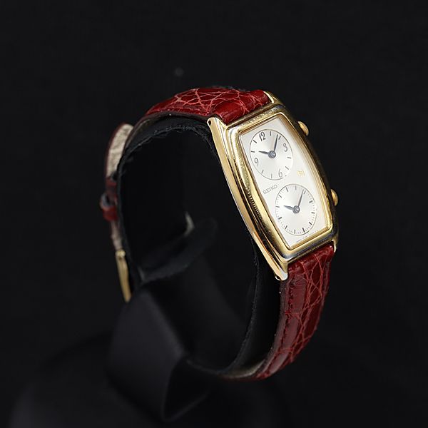 【美品　稼働品】SEIKO ノイエ クォーツ 腕時計 1E20-3A00 送料無料【電池交換済】 セイコー SEIKO ノイエ NOIE 純正ベルト