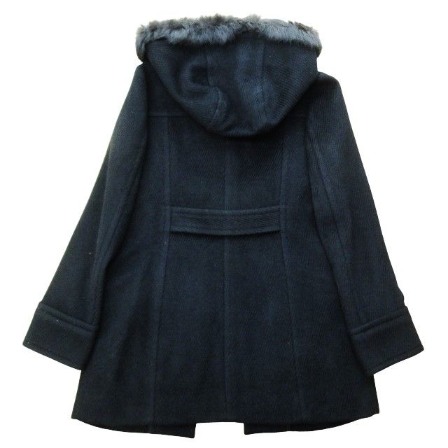 バーバリーブルーレーベル　ラビットファー ダッフルコート カシミヤ　アンゴラ バーバリーブルーレーベル ラビットファー ダッフルコート