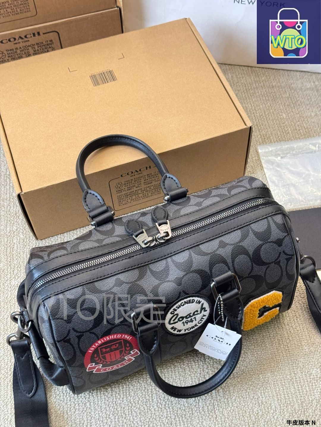 COACH 本革ボストンバッグ 今日特価】COACH Venturer 27 Men's Boston Bag / コーチ
