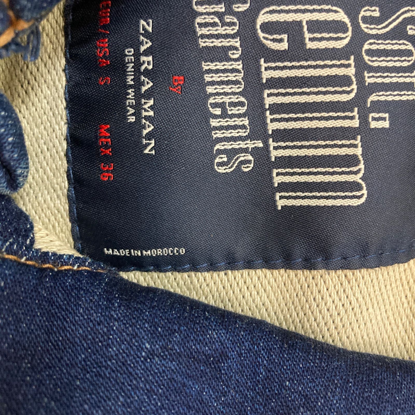 ZARA MAN ザラマン Soft Denim Garments ソフトデニムガーメンツ 