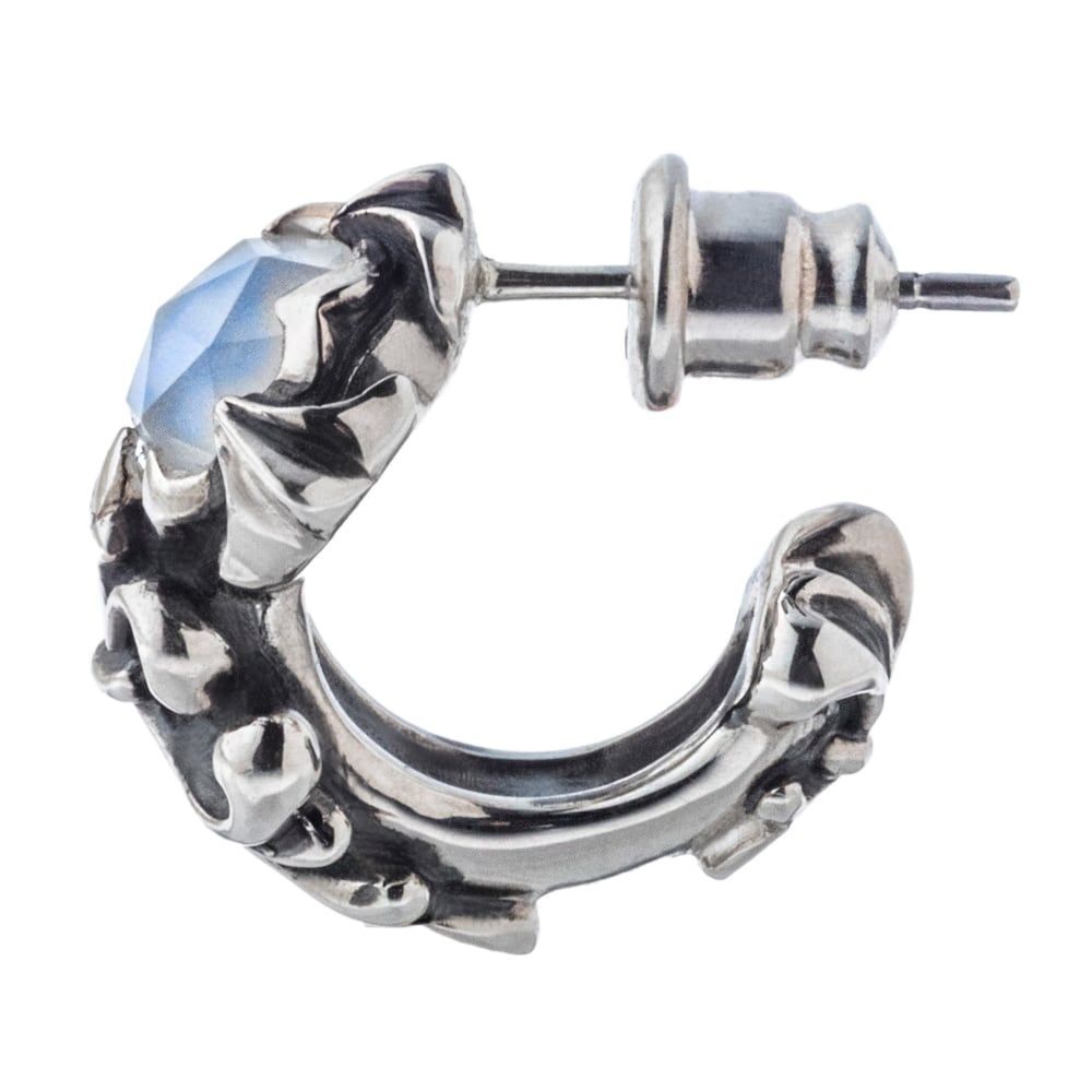 ローズカットブルームーンピアス アルテミスクラシック シルバー ジュエリーブランド