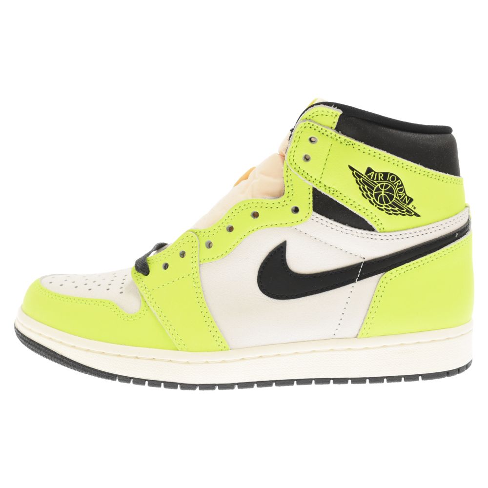 NIKE (ナイキ) AIR JORDAN1 HIGH OG VOLT 555088-702 エアジョーダン1 ボルト ハイカットスニーカー イエロー  US8.5/26.5cm - メルカリ