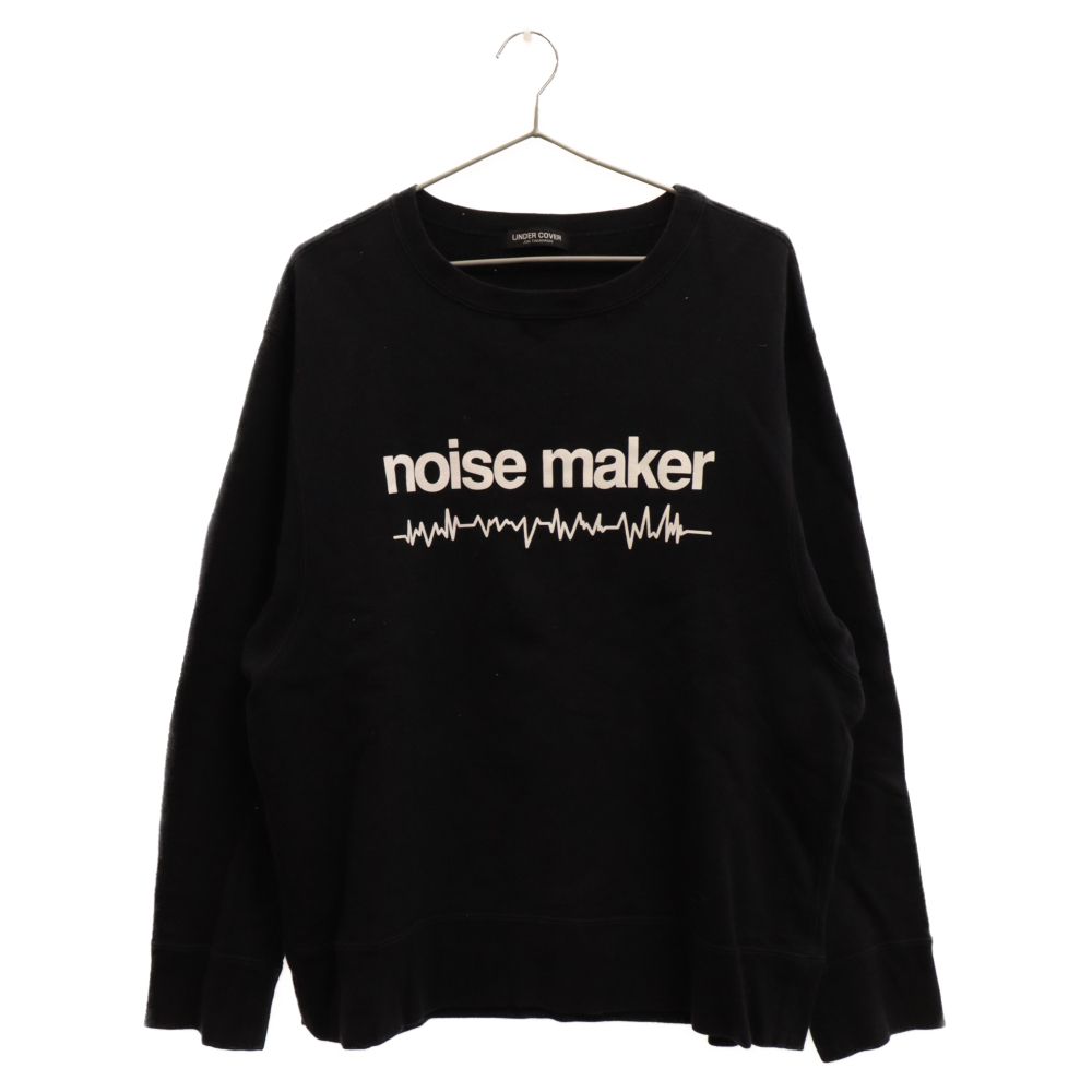 UNDERCOVER (アンダーカバー) NOISE MAKER LOOSE SWEAT ノイズメーカー プリントデザインスウェット トレーナー  ブラック MUT9813-6 - メルカリ