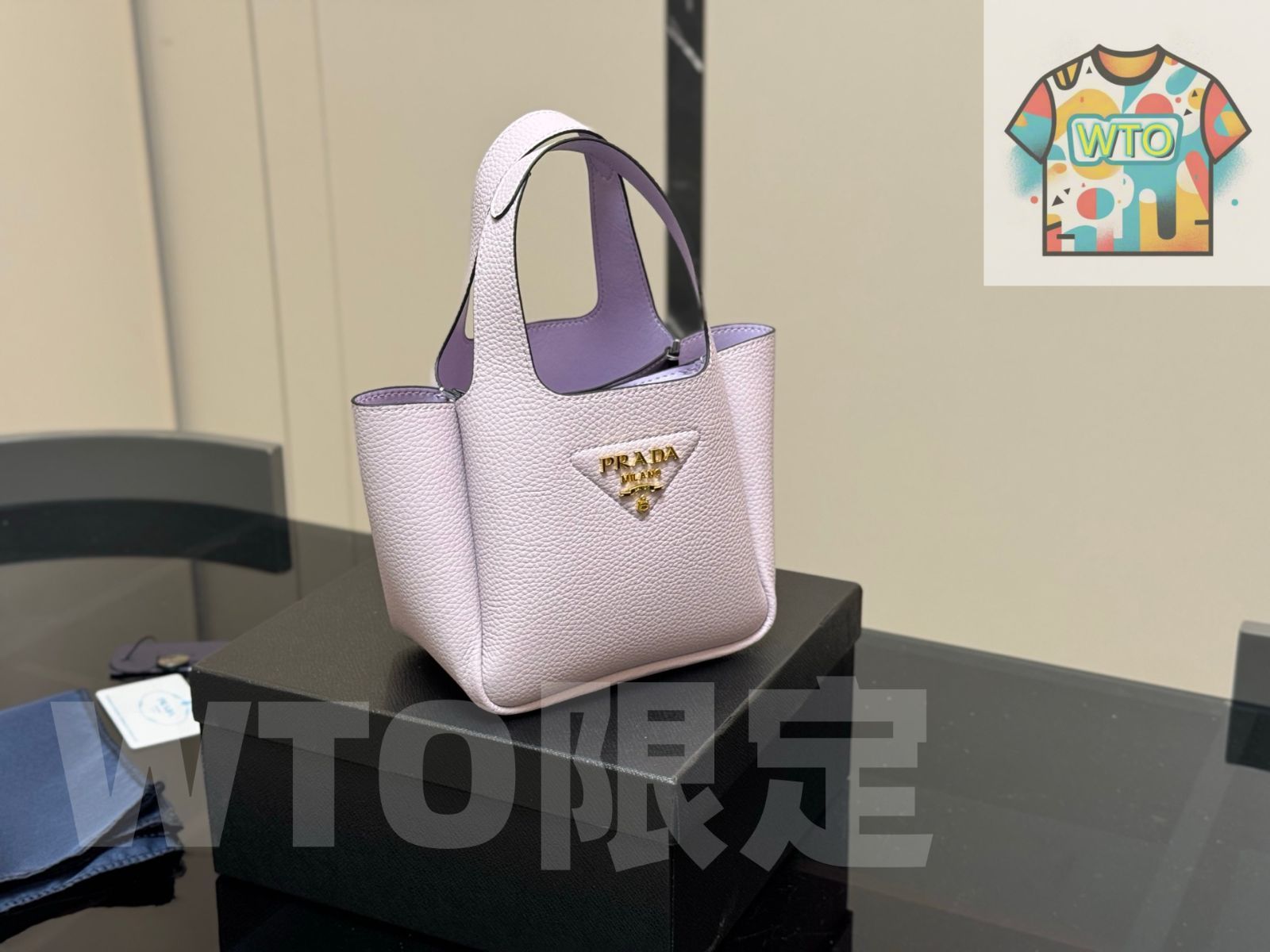 PRADA トートバッグ キャメル スモール レザー トートバッグ | PRADA