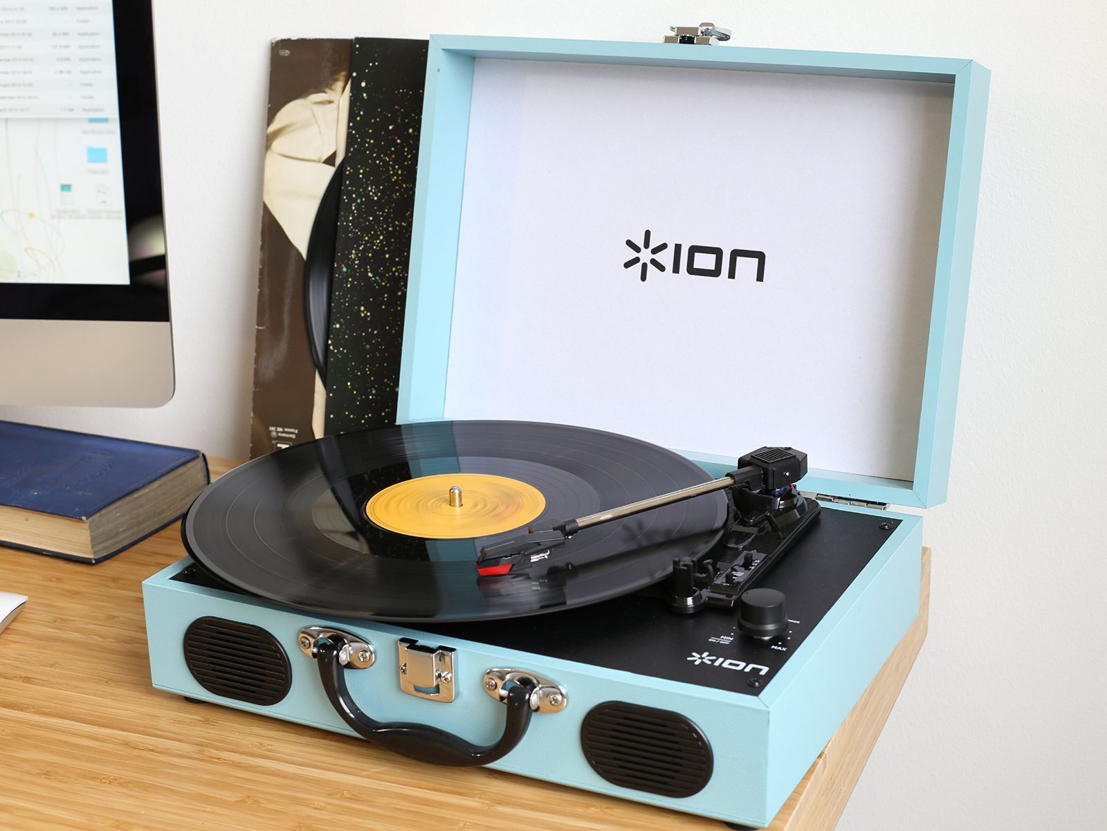 特価商品】ポータブルレコードプレーヤー スーツケース型 Audio