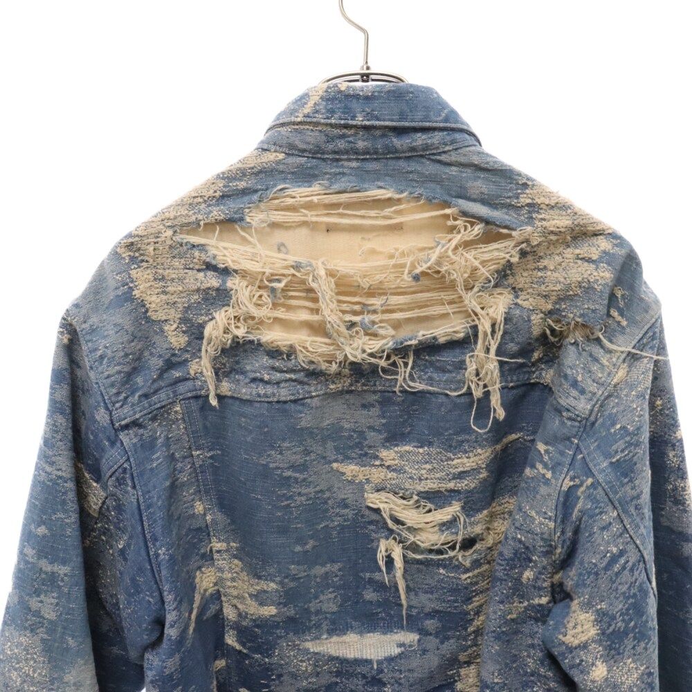 TAAKK (ターク) DENIM JACKET DESTROY デストロイ加工 デニムジャケット インディゴ TAD0A-JK013/2 - メルカリ