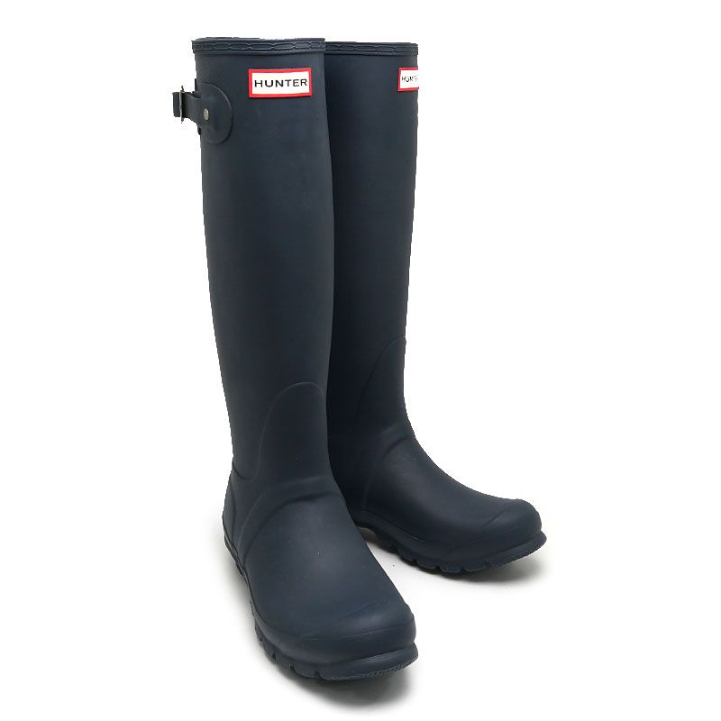 ハンター HUNTER レインブーツ UK6 トール ネイビー