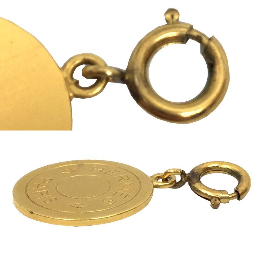 セール HERMES セリエ ペンダントトップ チャーム ゴールド