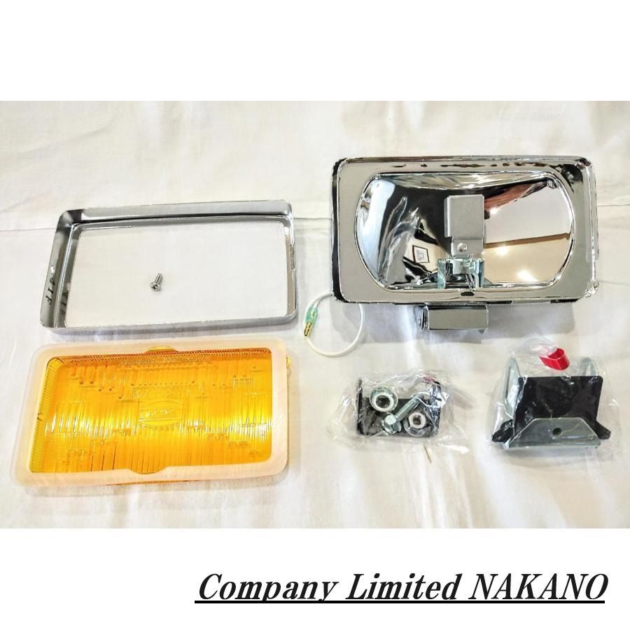 IPFフォグランプ濃オレンジメッキボディ　トラックパーツレトロ　グラプロ　クオン IPFフォグランプ濃オレンジメッキボディ トラックパーツレトロ