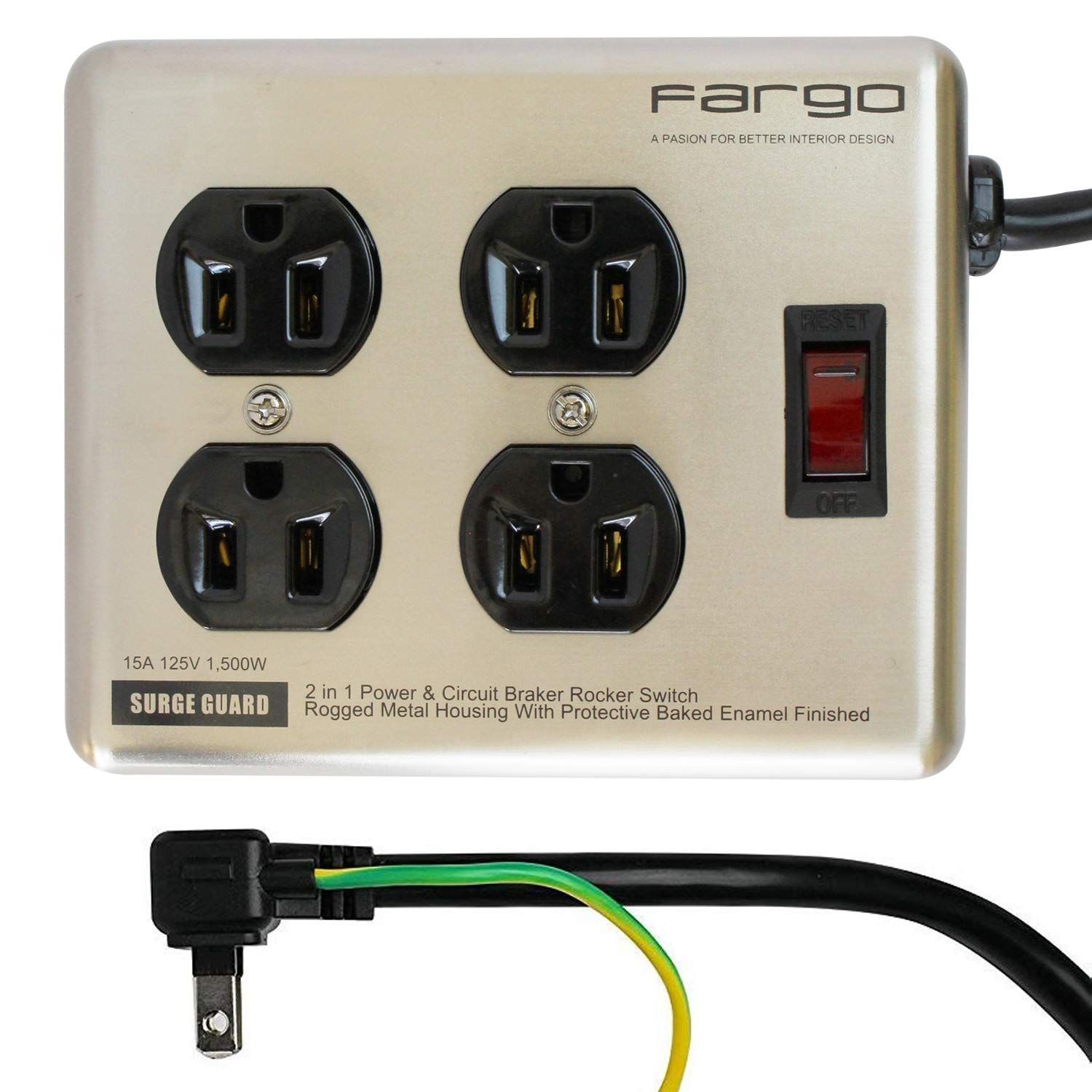 Fargo 延長コード USB 急速充電 スマホ スマートフォン STEEL Tスマホ/家電/カメラ
