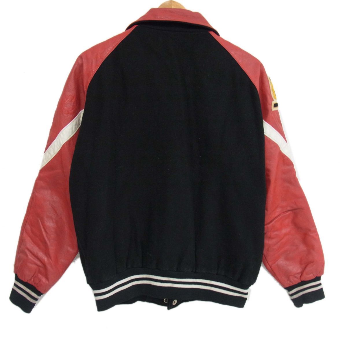 80s ヴィンテージ カナダ製◇袖革スタジャン Royals レタード
