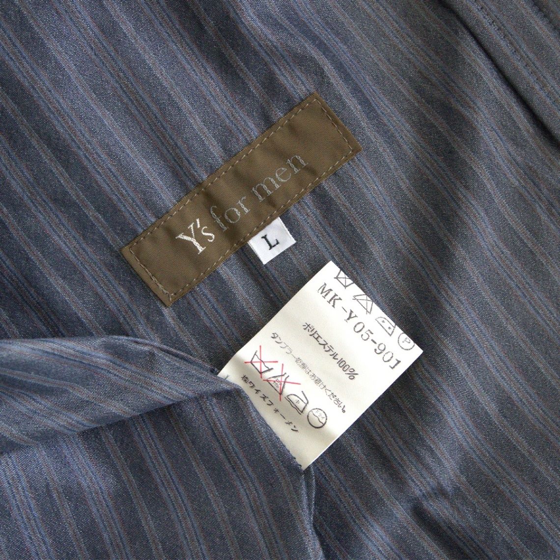 Y’s for men ブルゾン ジャケット ストライプ Y's for men ブルゾン ジャケット ストライプ Y's for men