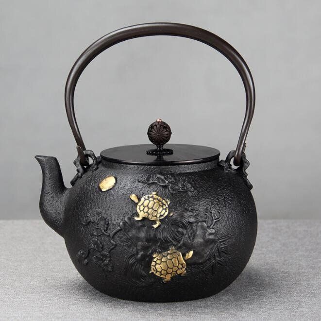 鉄器 鉄瓶 提梁壺☆新品 茶道具対応 鉄やかん 鉄分補給 鉄びん - メルカリ