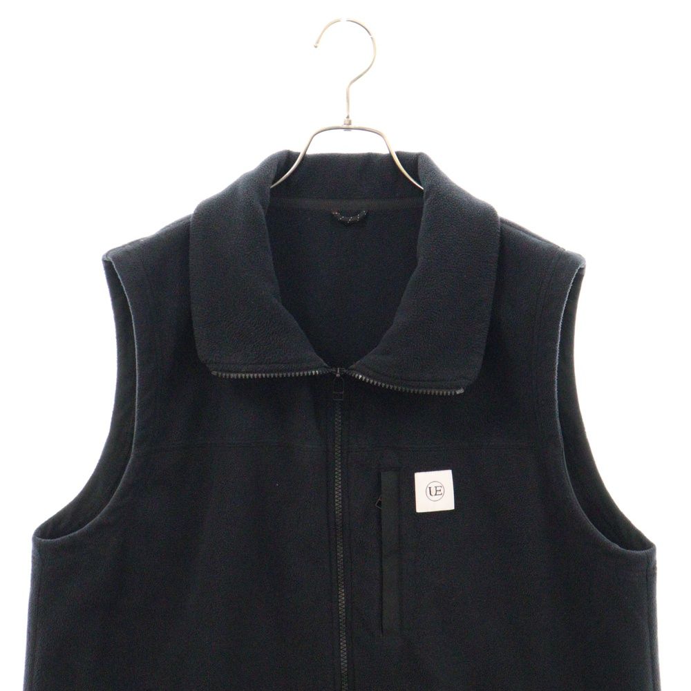 UNIFORM EXPERIMENT ユニフォームエクスペリメント 21AW POLARTEC WIND PRO FLEECE VEST ポーラテック ウィンド プロ フリース ベスト ブラック UE-212030 UNIFORM EXPERIMENT (ユニフォームエクスペリメント) 21AW POLARTEC