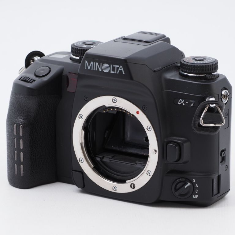 フィルムカメラ MINOLTA α-7 標準、望遠レンズセット 動作品 - カメラ