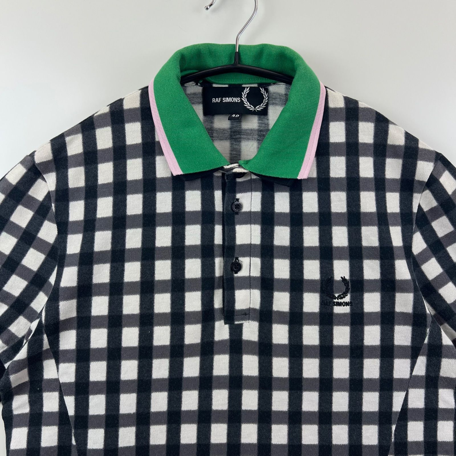 美品 FRED PERRY RAF SIMONS ポロシャツ L チェック fit=scale-down,w=1200