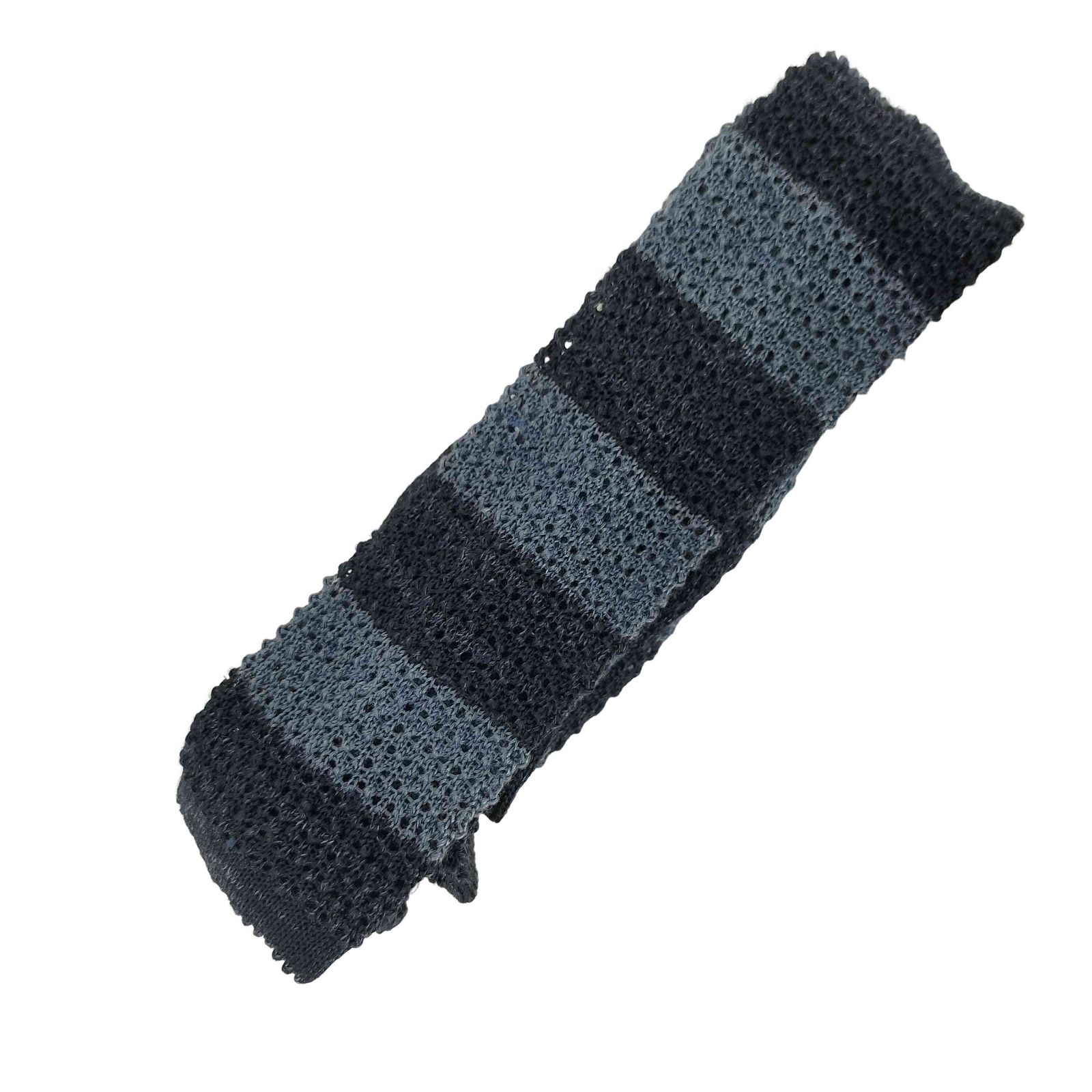 ポロラルフローレン ボーダーニットタイ ネクタイ Italy製 美品 美品】Ralph Lauren／ラルフローレン／ニットタイ／ボーダー