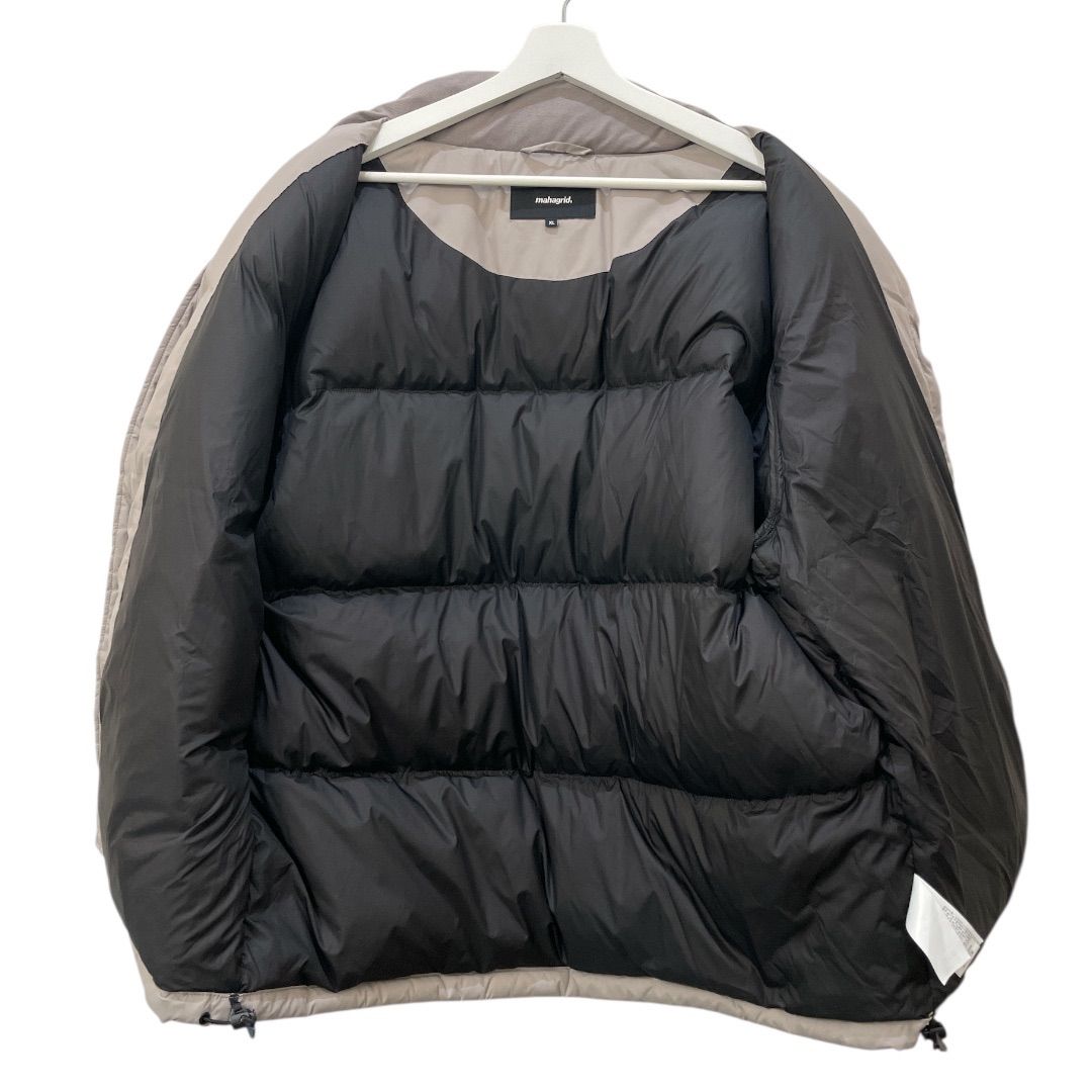 MAHAGRID マハグリッド ダウンジャケット XL グレー AL670117MH ダウン