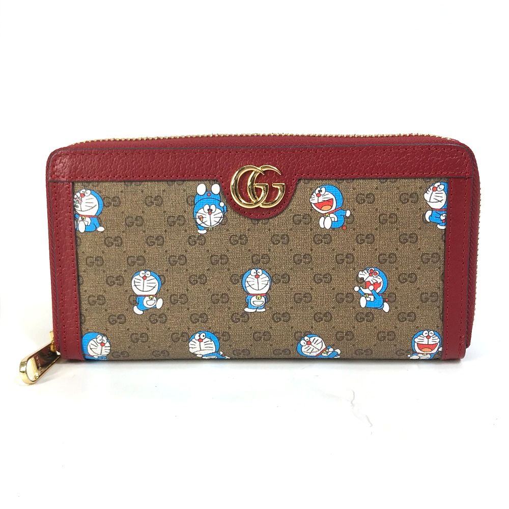 GUCCI グッチ 長財布 ドラえもん×GUCCI 647787 PVC/レザー - メルカリ