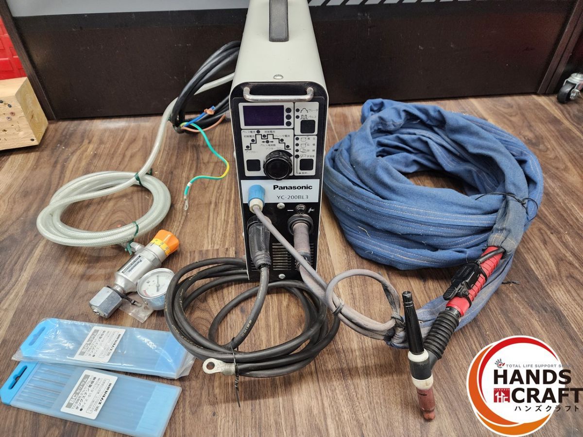 ♭ ジャンク品 パナソニック Panasonic インバーター制御直流TIG溶接用電源 YC-200BL3 通電 のみのためジャンク品