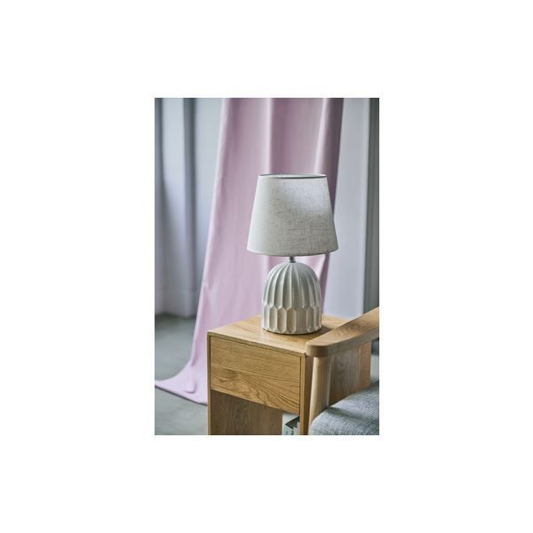 テーブルライト ホワイト 電球付 組立品 〔リビング 寝室 ダイニング〕 MARWIL-DEMENAGEMENTS_CH