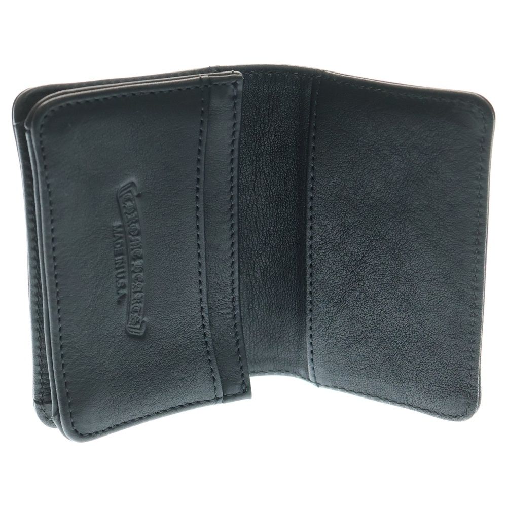 クロムハーツ   CRD CSE3PKTWDV1 アーチロゴプレート3ポケットカモ柄レザーカードケース 中古 NO05 クロムハーツ アーチロゴプレート3ポケットレザーカードケース クロム