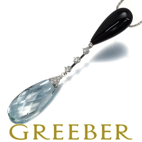 ダミアーニ ネックレス オニキス ピンクゴールド、ダイヤモンド