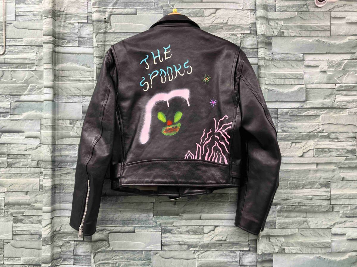 ORIMI オリミ ブラック Momons Graffiti Motorcycle ダブルライダース 