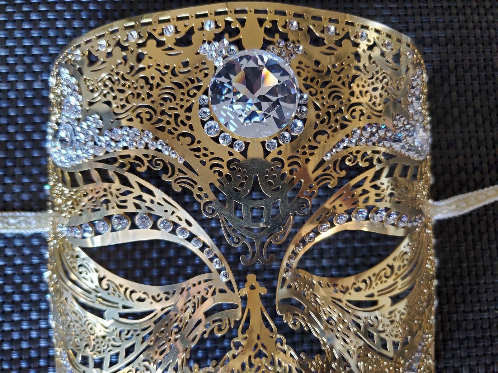 ベネチアンマスク　Bauta Ducale Black ベネチアンマスク(マスケラ)Bauta Ducale Black