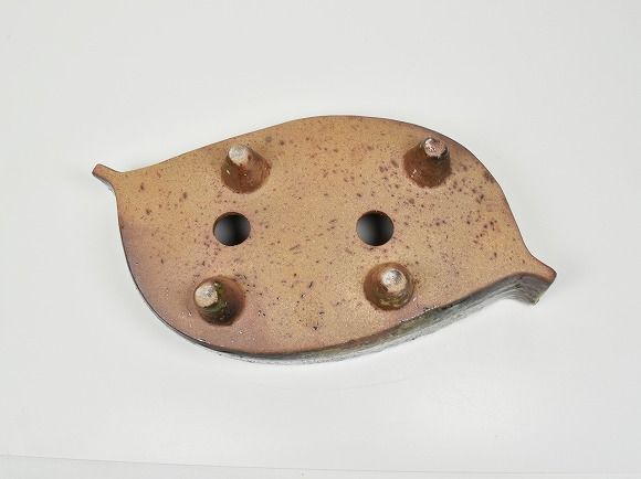 青窯変葉型コンポート