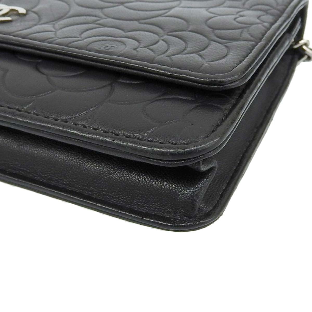シャネル CHANEL カメリア ココマーク チェーンウォレット ショルダー 