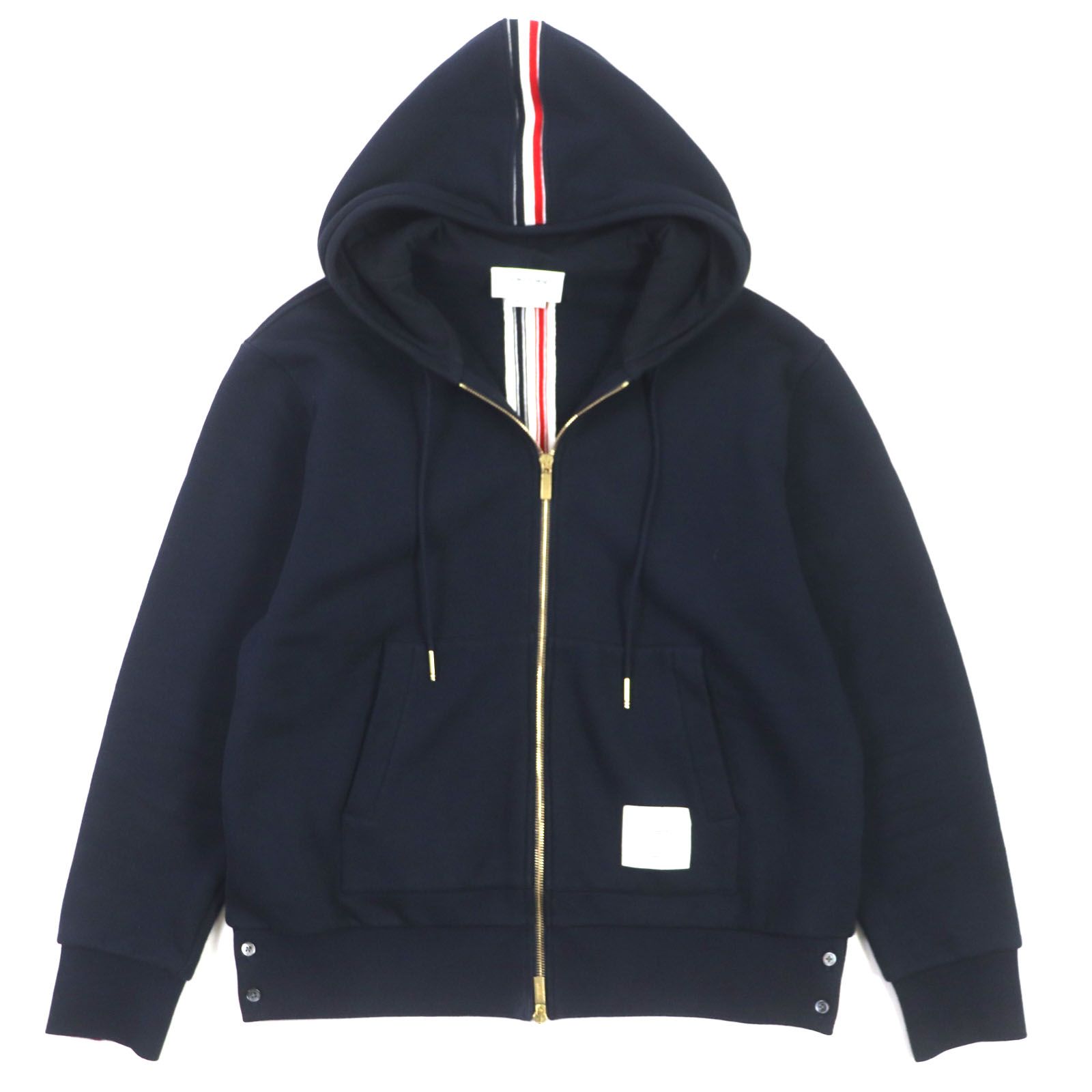美品▽THOM BROWNE トムブラウン MJT153A コットン100% トリコロール  