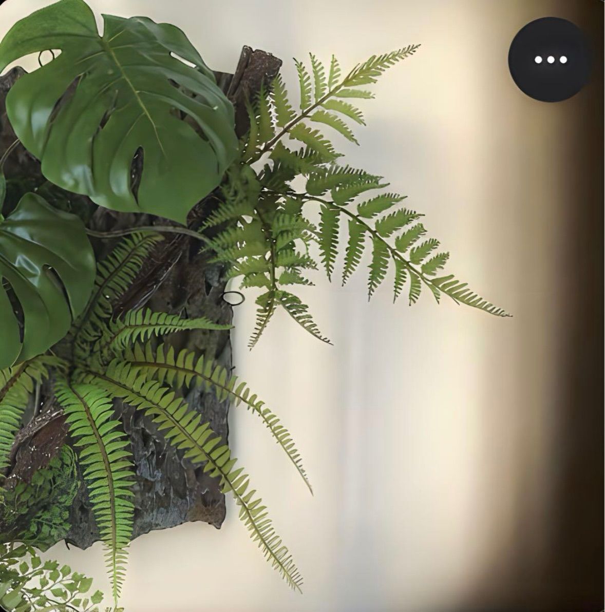 光触媒 人工観葉植物 ウォールグリーン フェイクグリーン 壁掛けモンステラデコ 壁面人工樹木 STEELWINDOWSANDDOORS_COM