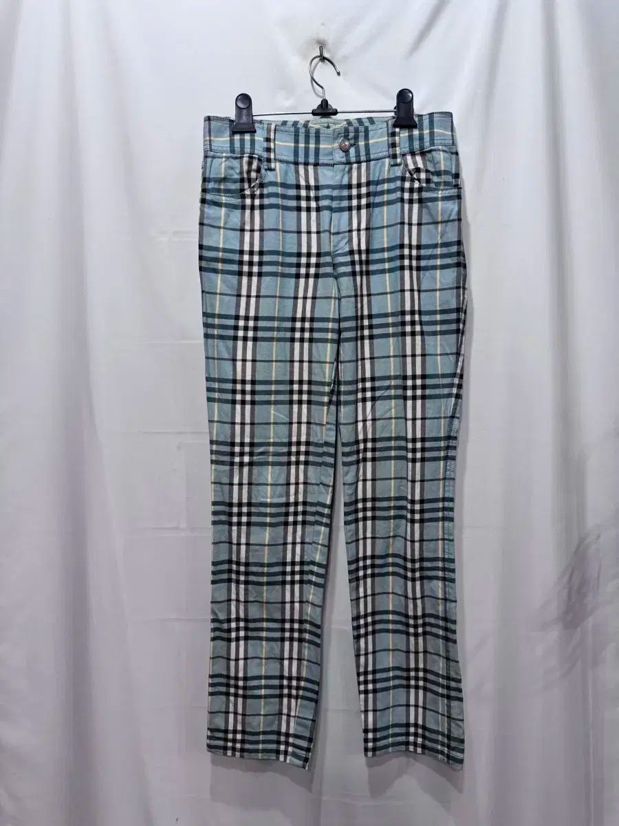 BURBERRY バーバリーチェック柄キュロットパンツ4Y BURBERRY BLUE