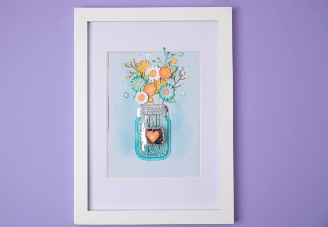 Sizzix カッティングダイ ダイカット 型 ジャーオブフラワー