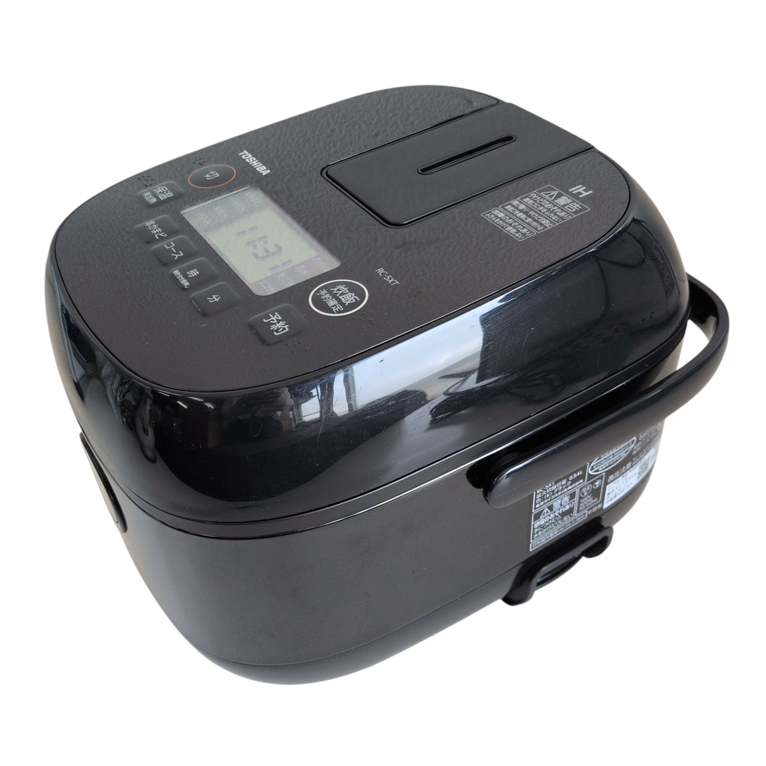 23年製　TOSHIBA IH炊飯器 RC-5XT 3合炊き Amazon | TOSHIBA 東芝 炊飯器 RC-5XT (K) ブラック IH炊飯