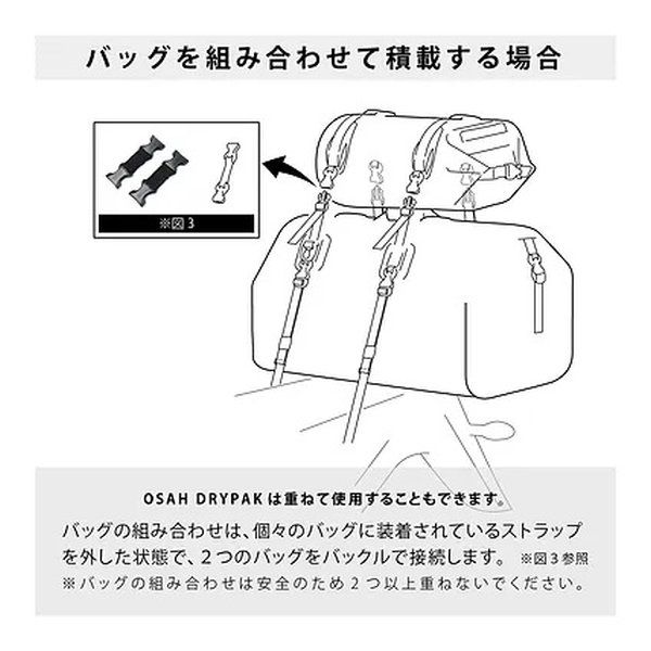 OSAH DRYPAK（オサー ドライパック） 25L テールパック IPX6/防水