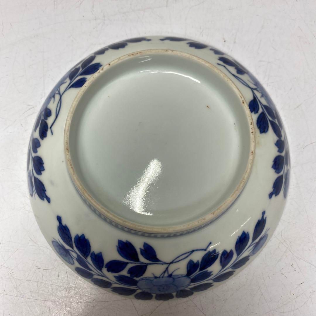 掲載品 鍋島焼染付輪花